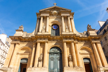 Church of Saint-Roch in Paris, Franceの写真素材