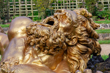 Enkelados fountain in Versailles gardens, France