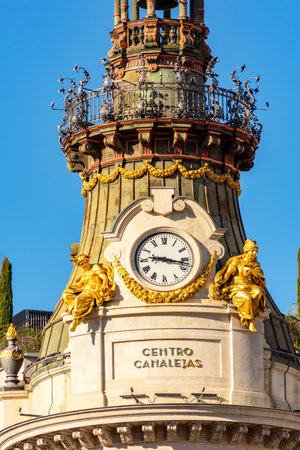 Decoration of Centro Canalejas gallery in Madrid, Spainの写真素材