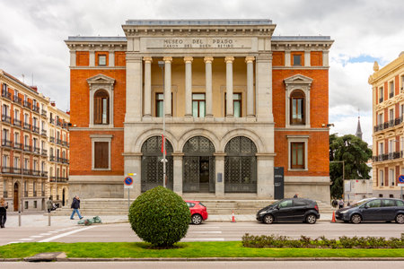 Madrid, Spain - 24 March 2025: Cason del Buen Retiro - Prado museum annex in Madridの写真素材