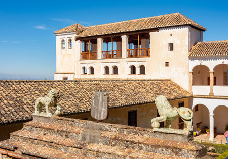 Generalife palace in Alhambra, Granada, Spain