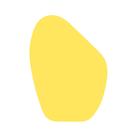 abstract blobs pastel yellow for backgroundのイラスト素材
