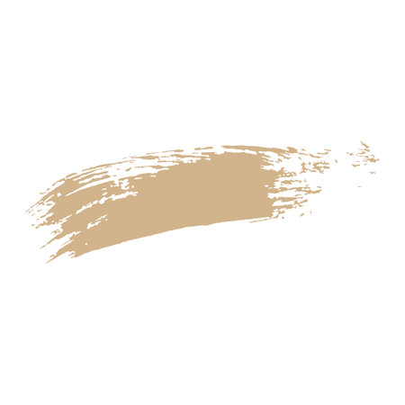 soft brown ink paint brush strokeのイラスト素材