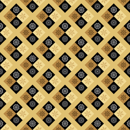 Hand drawn Christmas seamless pattern. Holiday background. Unique hand drawn texture.Perfect for greeting cards, wallpaper, gift paper, web page background, winter decorations.Vector illustration.のイラスト素材