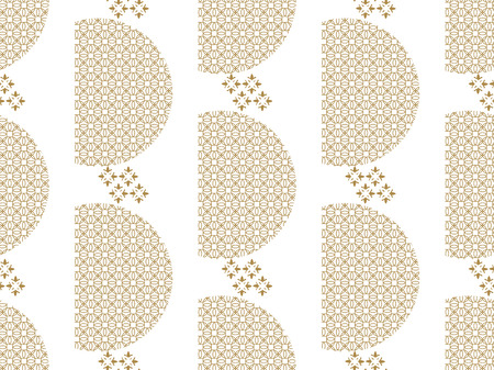 Beautiful japanese seamless  pattern with  classic  elements. Vector unique seamless asian...
