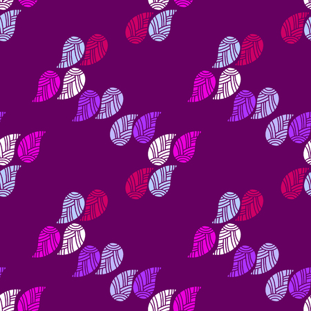 Hand drawn seamless pattern with colorful paisley.Endless ethnic pattern. Use for printing on the packaging, paper, textiles and other materials.のイラスト素材