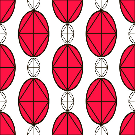 Modern graphic design.Colorful abstract texture. Geometric simple print. Vector repeating texture.のイラスト素材