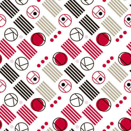 Modern graphic design. Colorful abstract texture. Geometric simple print vector repeating texture.のイラスト素材