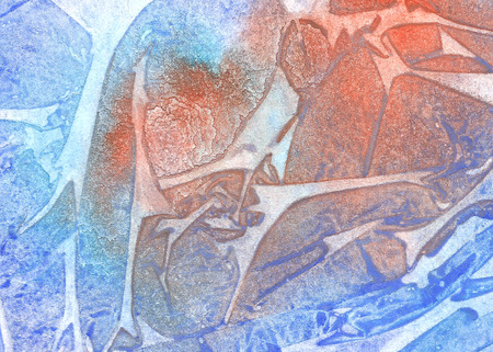 Watercolor background. Hand drawn texture.Macro spot blotch texture.  Abstract colorful background  for design template.の写真素材