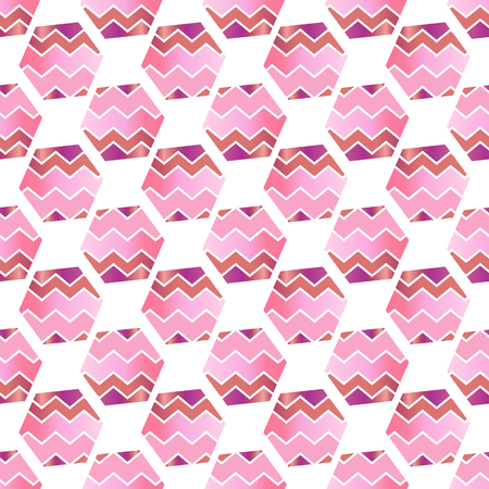 Abstract seamless pattern. Living coral color. Vector illustration.のイラスト素材