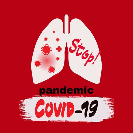  Coronovirus alert.  Epidemic, pandemic  disease concept. Vector illustration.のイラスト素材