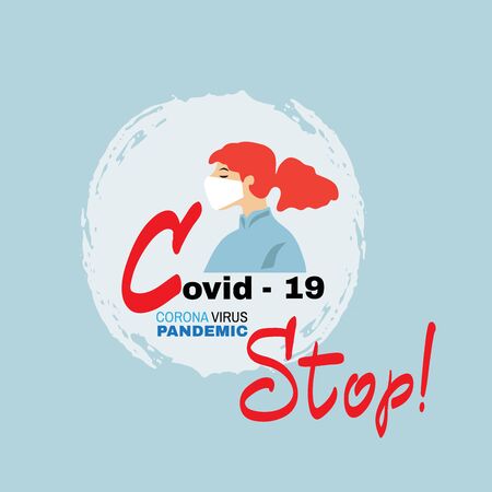 Coronovirus alert.  Epidemic, pandemic  disease concept. Vector illustration.のイラスト素材