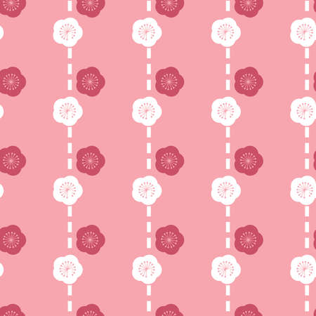 Beautiful japanese seamless pattern with clouds, waves. Japanese, chinese elements. Vector seamless asian texture.のイラスト素材