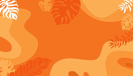 Abstract floral minimal template design background posters artistic modern Wall art design texture for cover, post in social networks, banner, poster Vector llustrationのイラスト素材