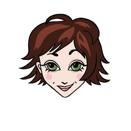 Nice vector girlのイラスト素材