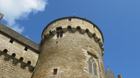 Castle of Beynac, PÃ©rigord, Franceの写真素材