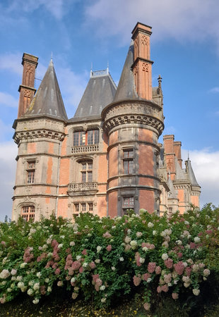the TrÃ©varez castle, Brittany, Franceの写真素材