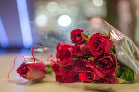 Red Rose bouquetの写真素材