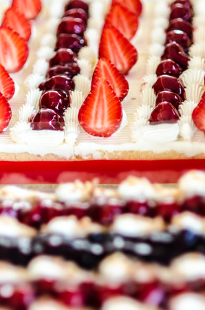 strawberry cakeの写真素材