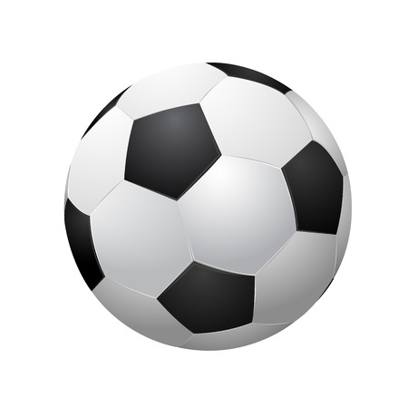 soccer ball isolated on white background  vector illustration EPS10のイラスト素材