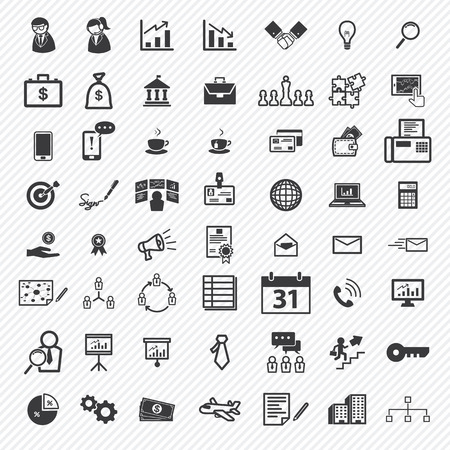 Business icons set. illustration eps10のイラスト素材