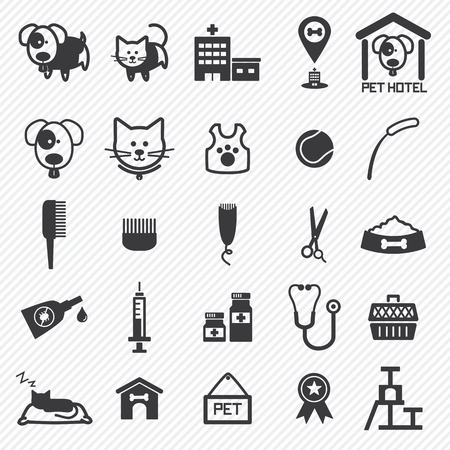 Pet Care icons set. illustration eps10のイラスト素材