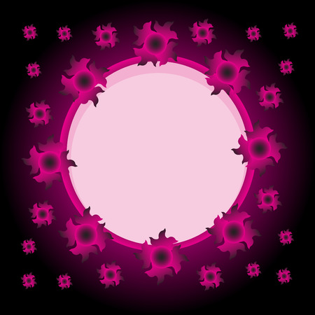 Ornamental frame, vector illustrationのイラスト素材