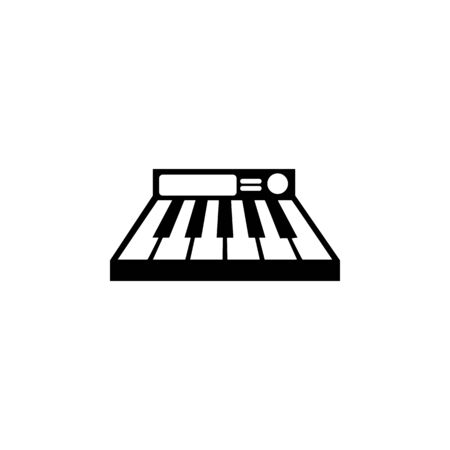 piano icon vector ilustration templateのイラスト素材