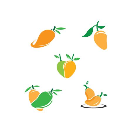 mango logo template vector illustration designのイラスト素材