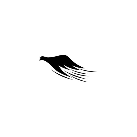 falcon eagle bird logo template vectorのイラスト素材