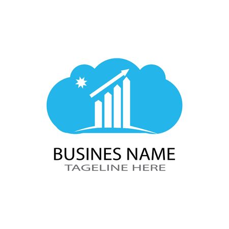 BUSINES FINANCE PROFESIONAL LOGO TEMPLATE VECTORのイラスト素材