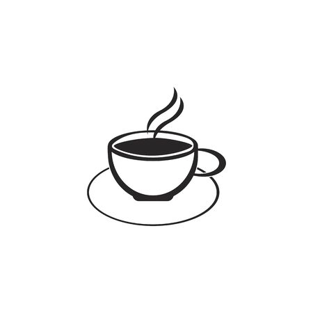 COFFEE LOGO DESIGN  VECTOR  ILUSTRATION TEMPLATEのイラスト素材