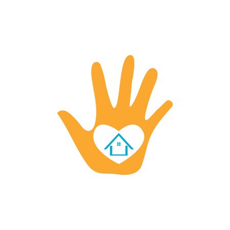 HAND CARE LOGO TEMPLATE VECTORのイラスト素材