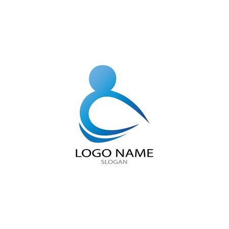 ADOPTION AND COMMUNITY CARE LOGO TEMPLATE ICON VECTORのイラスト素材