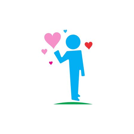 KIDS LOGO CONCEPT VECTOR TEMPLATEのイラスト素材