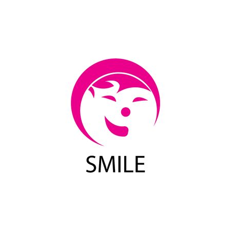 KIDS LOGO CONCEPT VECTOR TEMPLATEのイラスト素材