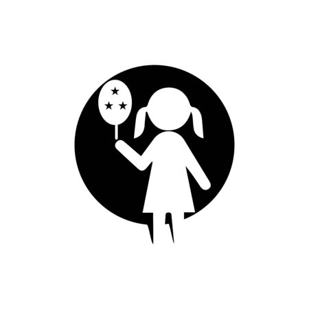 KIDS LOGO CONCEPT VECTOR TEMPLATEのイラスト素材