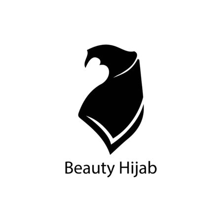 Muslimah hijab Logo template vector illustration designのイラスト素材
