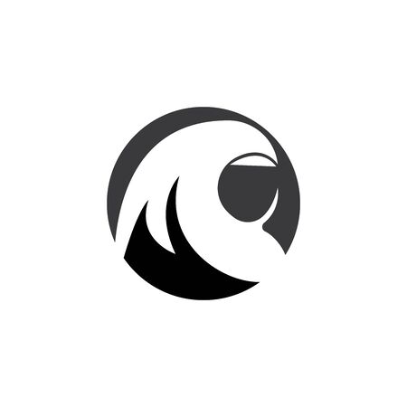 Muslimah hijab Logo template vector illustration designのイラスト素材