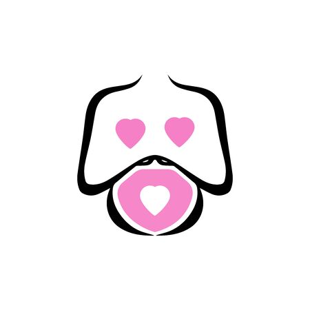 Pregnant logo template vector icon illustration designのイラスト素材