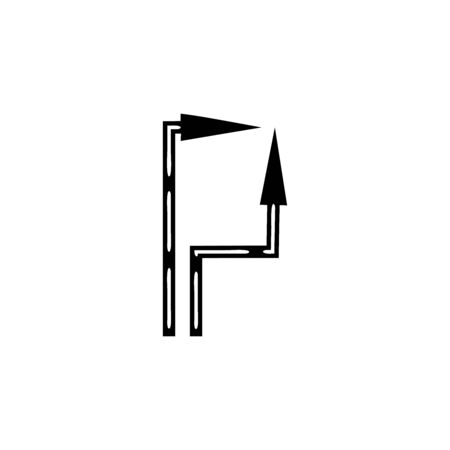 Way vector icon illustration design templateのイラスト素材