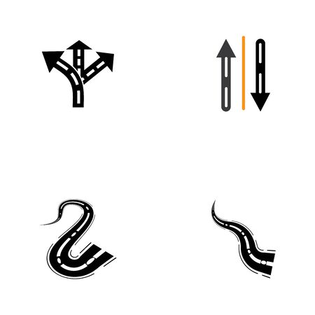 Way vector icon illustration design templateのイラスト素材