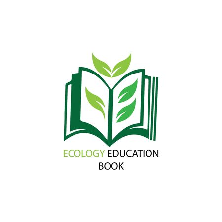 Book Education Logo Template vector illustration designのイラスト素材