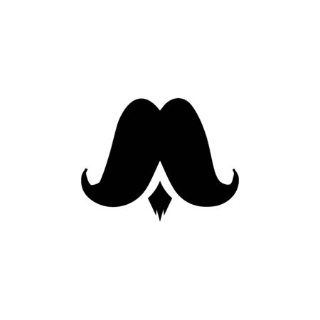 Mustache icon vector ilustration templateのイラスト素材
