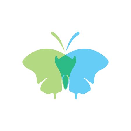 Beauty Butterfly Logo Template Vector icon designのイラスト素材