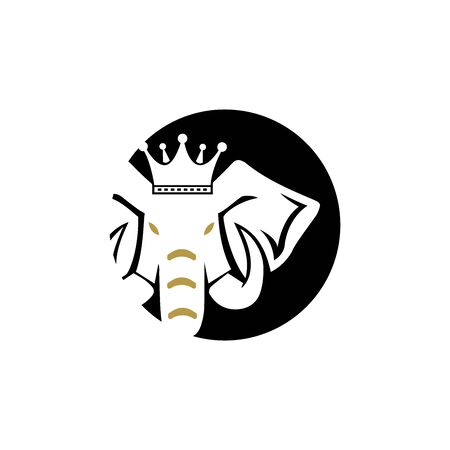 Elephant Logo Template Vector Illustration designのイラスト素材