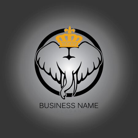 Elephant Logo Template Vector Illustration designのイラスト素材