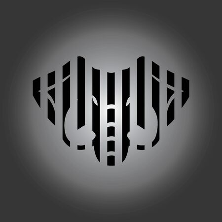 Elephant Logo Template Vector Illustration designのイラスト素材