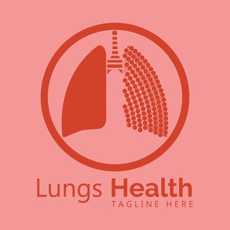human lungs icon vector illustration designのイラスト素材