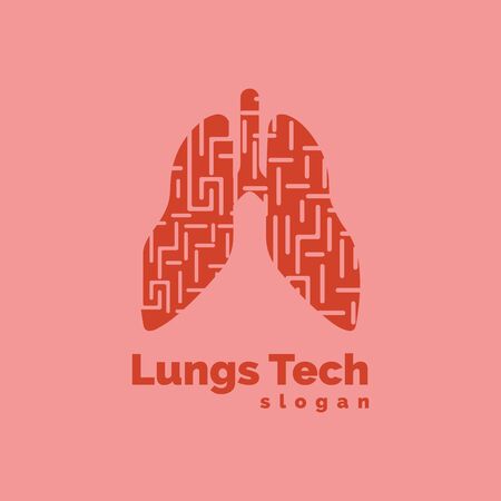  human lungs icon vector illustration designのイラスト素材